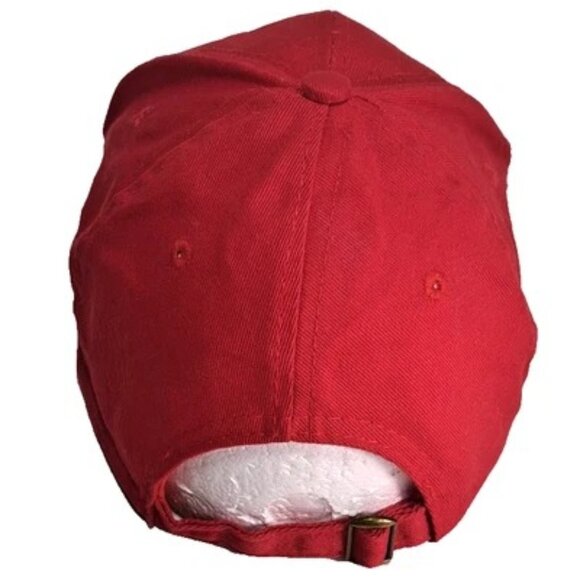 NWOT Adult Super Mario Baseball Hat Red Embroidered Logo Cap Adjustable Strap - Picture 4 of 6